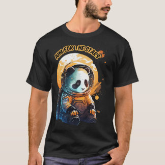 Panda Astronaut strebt die Sterne an T-Shirt