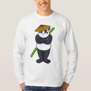 Panda at Stick fight Martial arts.PNG T-Shirt