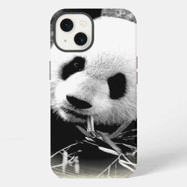 Panda-Augen iPhone Hülle (Rückseite)