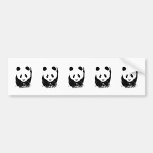 Panda Autoaufkleber