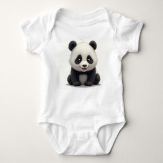 Panda Baby Bodysuit Baby Strampler