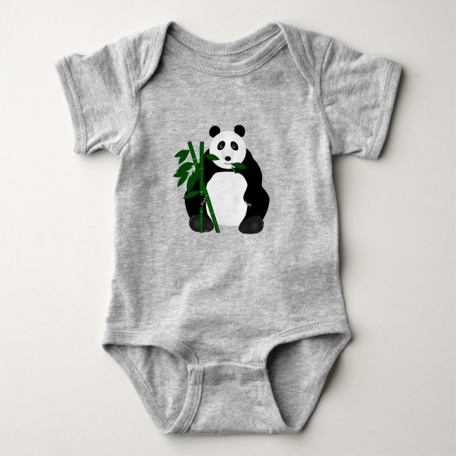 Panda Baby Bodysuit Baby Strampler (Vorderseite)