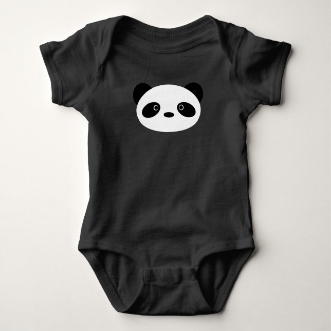 Panda Baby Strampler (Vorderseite)
