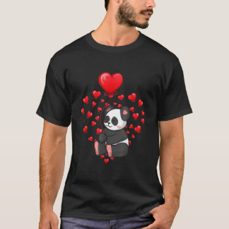 Panda-Ballon Er T-Shirt