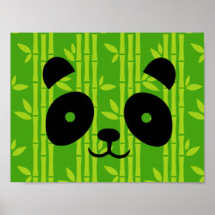 Panda_bamboo Poster