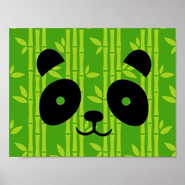 Panda_bamboo Poster (Vorne)