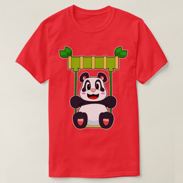 Panda Bamboo Swing T-Shirt (Design vorne)