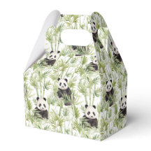 Panda-Bambus-Gefälligkeitsbox