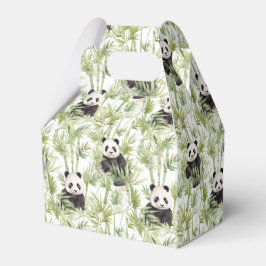 Panda-Bambus-Gefälligkeitsbox Geschenkschachtel