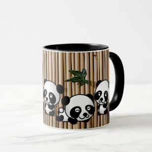 Panda-Bambuskaffee-Tasse Tasse