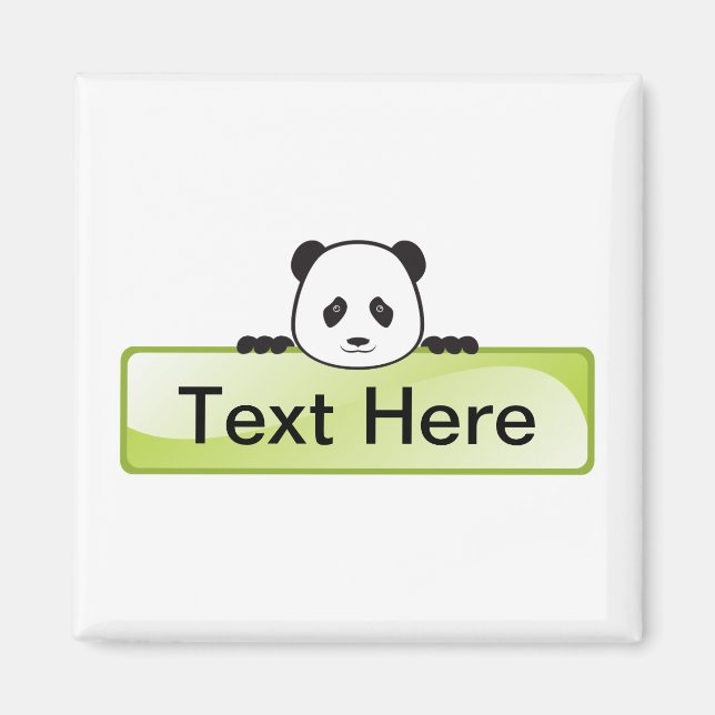 Panda Banner Magnet (Vorne)