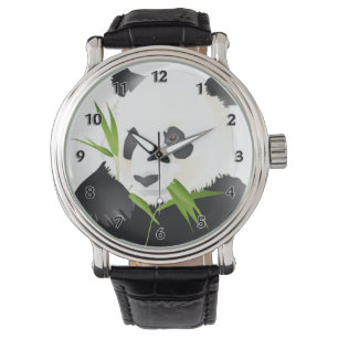 Panda-Bär Armbanduhr