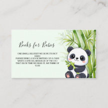 Panda-Bär-Bambus-Buch für Baby-Baby-Party
