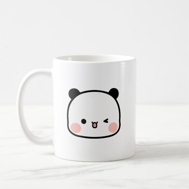 Panda Bär, Bubu und Dudu, Gesichtsblase Kaffeetasse (Links)