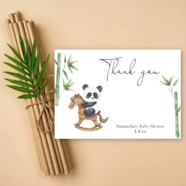 Panda-Bär Danke Baby Shower (Von Creator hochgeladen)
