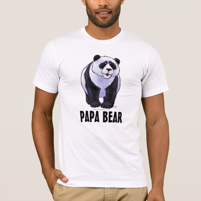 Panda-Bär, der helle T - Shirt der (Vorderseite)