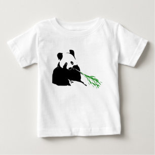 Panda-Bär-Designs auf Babykleidung Baby T-shirt