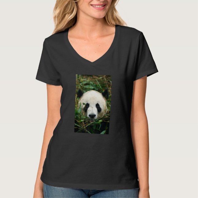 Panda-Bär-Foto T-Shirt (Vorderseite)