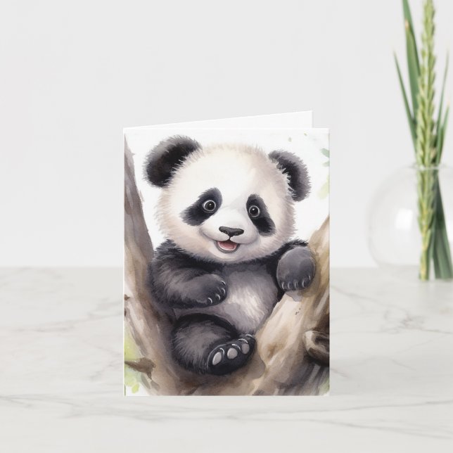 Panda-Bär im Baum (Vorderseite)