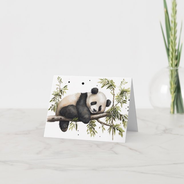 Panda-Bär im Baum (Vorderseite)