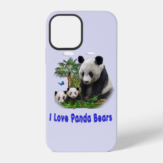 Panda Bär iPhone Hülle (Rückseite)