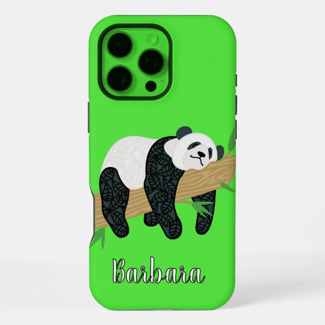  Panda Bär  iPhone Hülle (Rückseite)