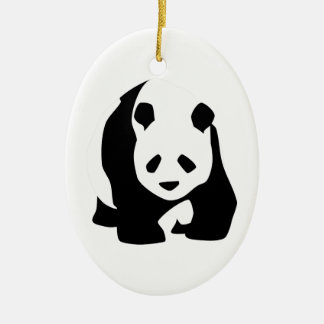 Panda-Bär Keramik Ornament