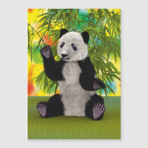 Panda Bär Magnetkarte