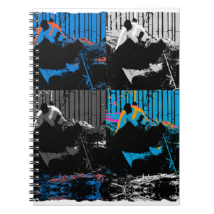 Panda-Bär Mehrbild Moderne Kunst Gestaltung Notizblock
