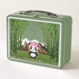 Panda Bär Metall Brotdose