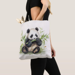 Panda Bär mit Bamboo