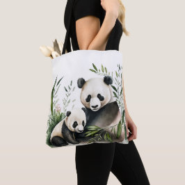 Panda-Bär mit Kübel