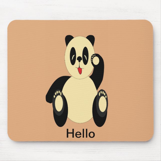 Panda-Bär Mousepad (Vorne)