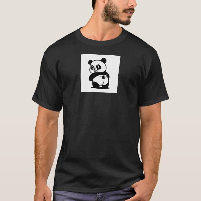 Panda Bär T-Shirt (Vorderseite)