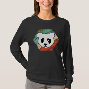 Panda Bär Vintage Tier Retro Tiere Panda 1 T-Shirt