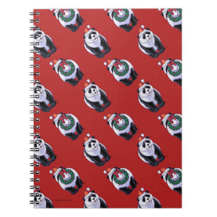 Panda Bär Weihnachten Notizblock