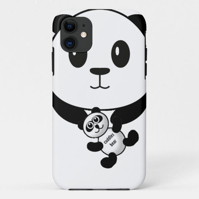 Panda-Bären Case-Mate iPhone Hülle (Rückseite)