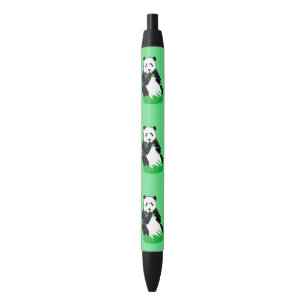 Panda-Bären grün und schwarze Stifte Kugelschreiber