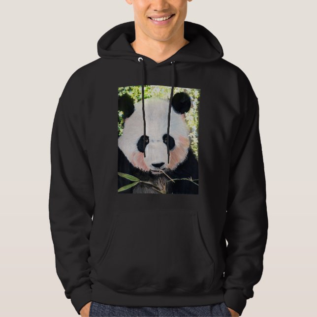 Panda Bären Männer Frauen Kinder Jugend und Jugend Hoodie (Vorderseite)