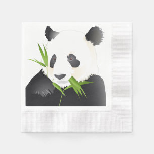 Panda-Bären Serviette