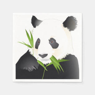 Panda-Bären Serviette