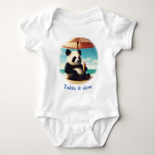 Panda Bären T - Shirt (Vorderseite)