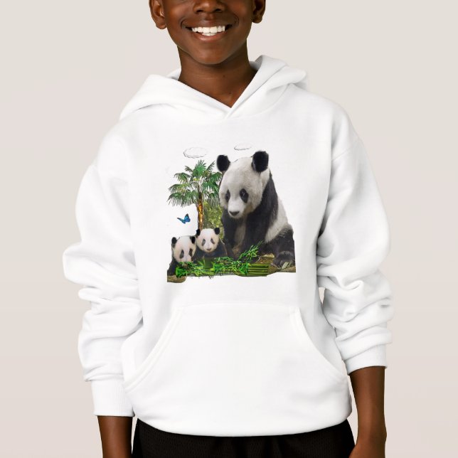 Panda Bären T - Shirt (Vorderseite)