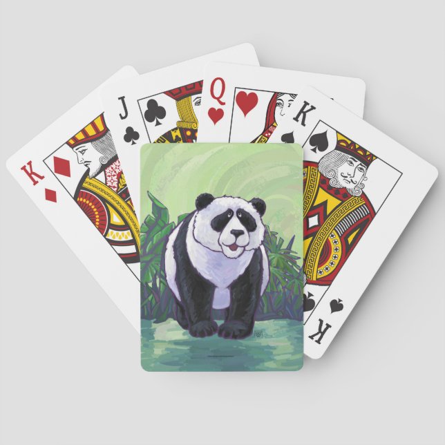 Panda Bärengeschenke und Zubehör Spielkarten (Rückseite)
