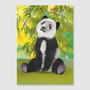 Panda-Bärenjunges Magnetkarte