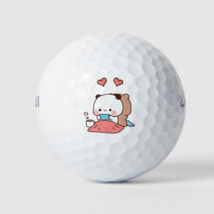 Panda Bärenpaar, Niedliche Bubu und Dudu-Schläger Golfball