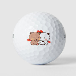 Panda Bärenpaar, Niedliche Bubu und Dudu-Schläger Golfball