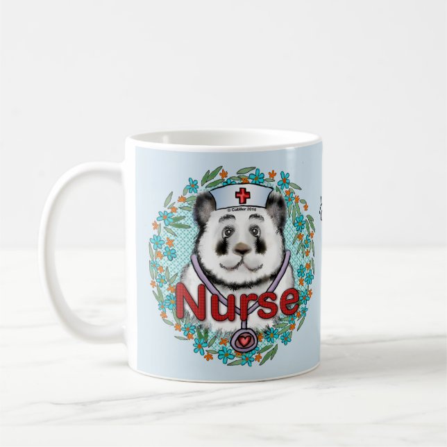 Panda Bärenschwester Kaffeetasse (Links)