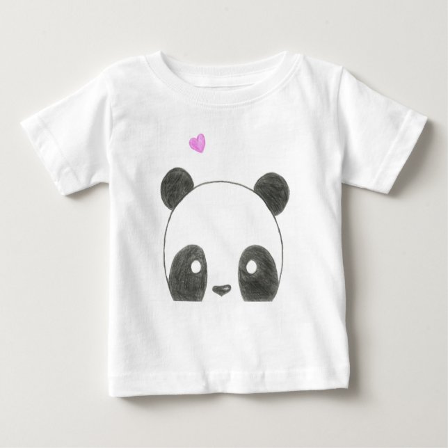 Panda-Bärn-Baby-Shirt Baby T-shirt (Vorderseite)