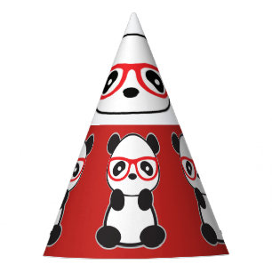 Panda-Bärn-Geburtstags-Hüte - Partyhütchen